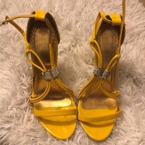 Yellow heels